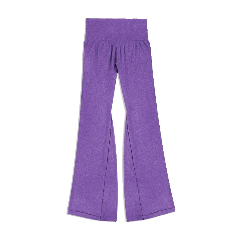 Variant image for Pantalon de Yoga Évasé Femme Respirant Sans Couture pour Fitness et Danse – Confort Optimal, Tissu Extensible, Plusieurs Tailles et Couleurs-19