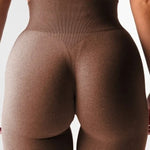 Pantalon de Yoga Évasé Femme Sans Coutures - Tissu Respirant Extensible pour Fitness et Danse - Vignette | Modenti