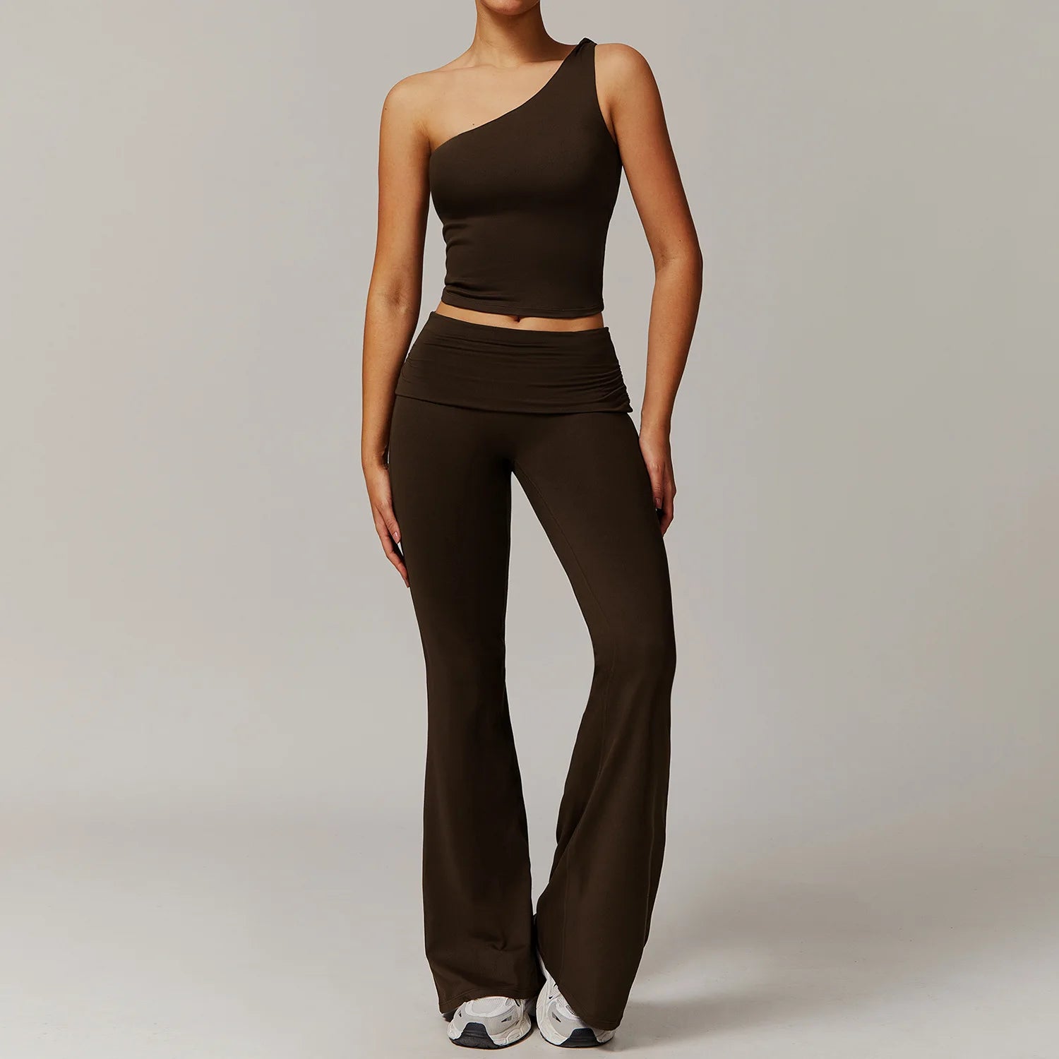 Variant image for Ensemble de Sport Femme 2 Pièces à Séchage Rapide – T-shirt Long et Pantalon Confortable pour Yoga et Fitness-31