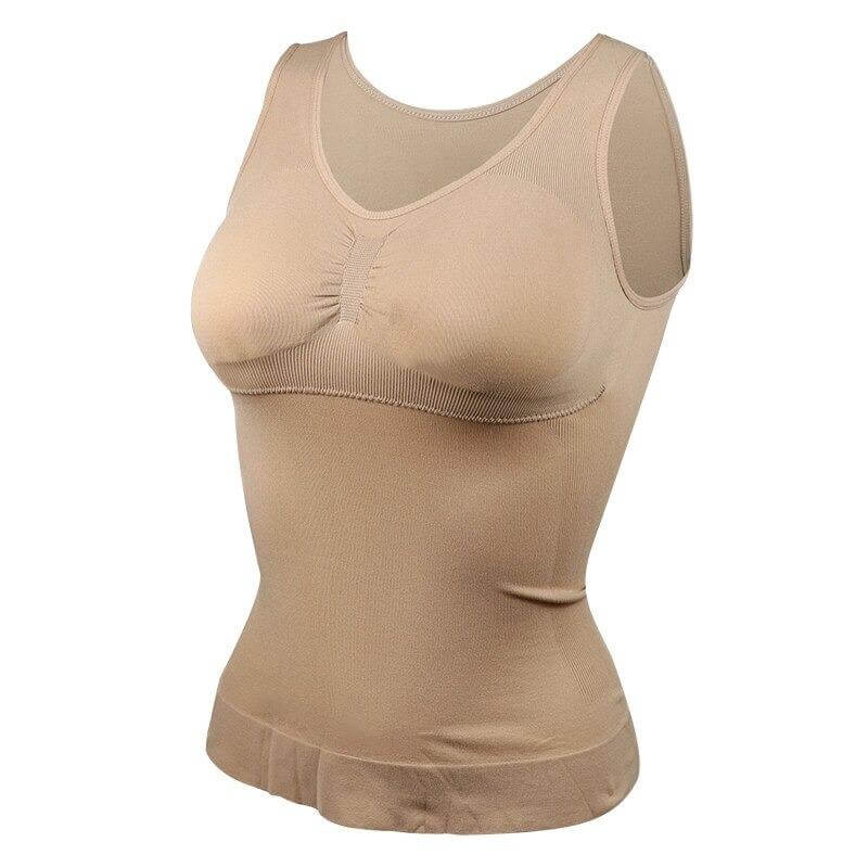 Débardeur Femme Sculpte Silhouette Confort et Maintien - Beige / S