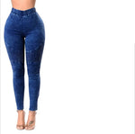 Jean taille haute push up femme - Effet galbant et confort optimal - Silhouette élégante et féminine - Vignette | Modenti