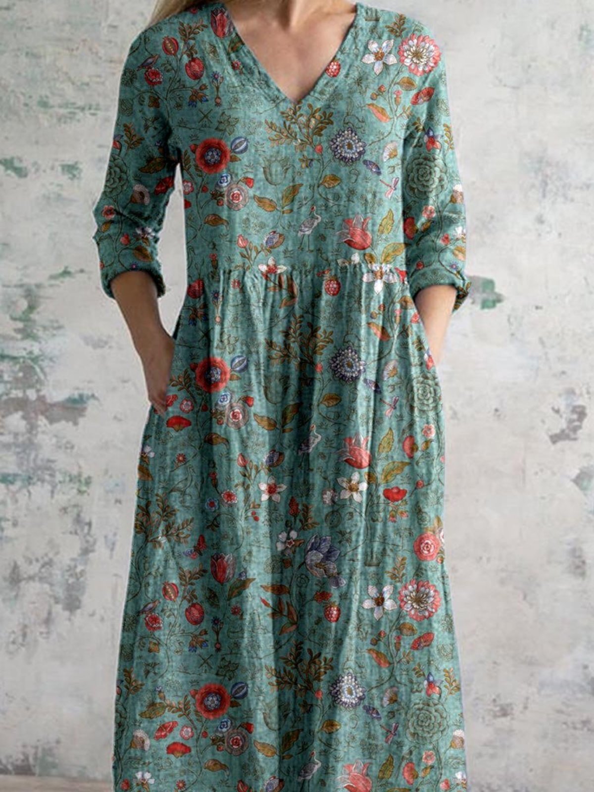 Robe d’Été Élégante en Coton Léger pour Femme