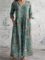 Robe d'Été Élégante en Coton Léger pour Femme - Vignette | MODENTI