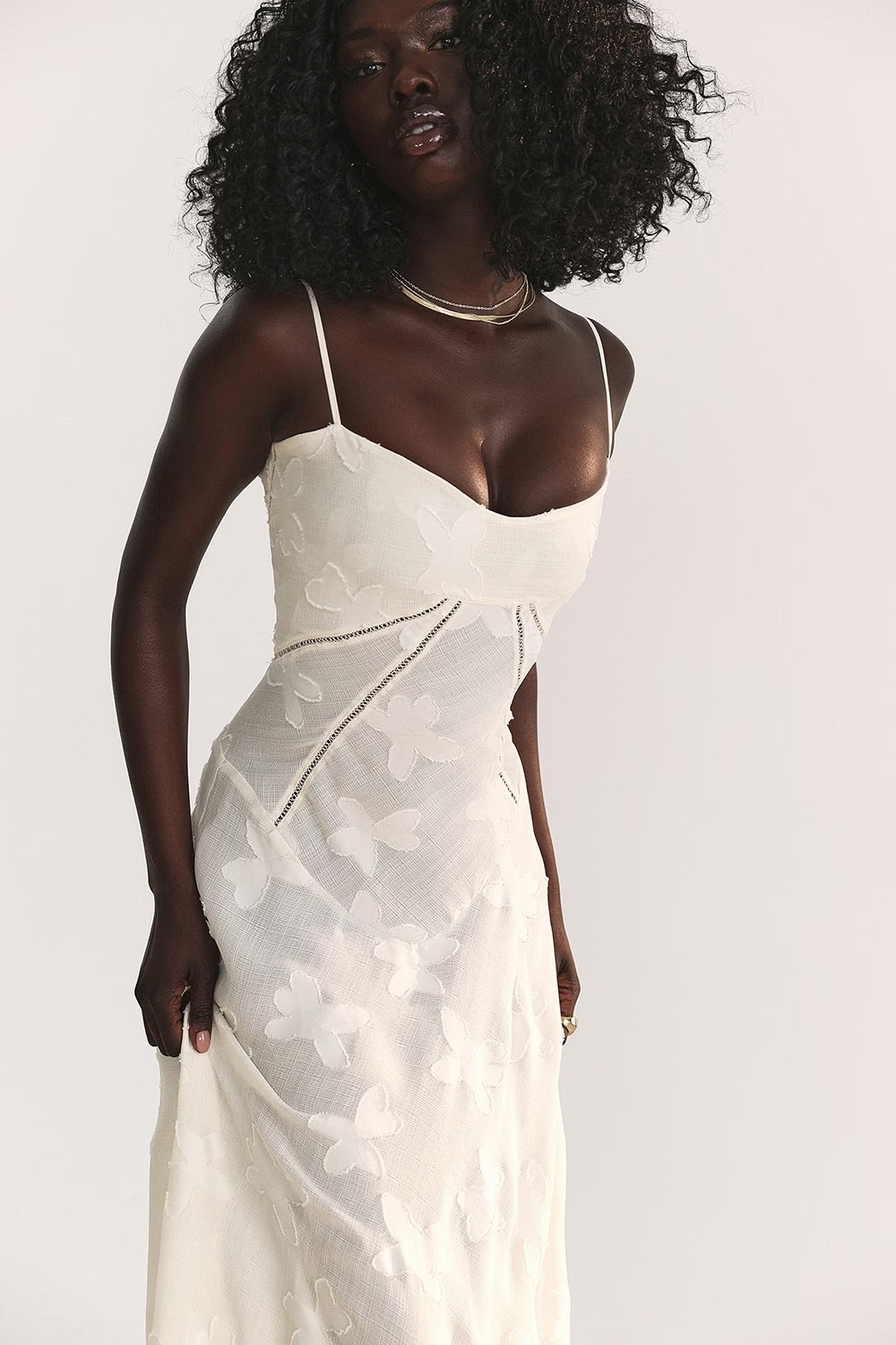 Robe Premium Élégante en Tissu pour Femme