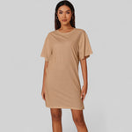 T-shirt robe en coton pour femme Vêtement décontracté élégant - Vignette | MODENTI