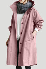 Trench Imperméable Femme Capuche Léger Coupe-Vent - Vignette | MODENTI
