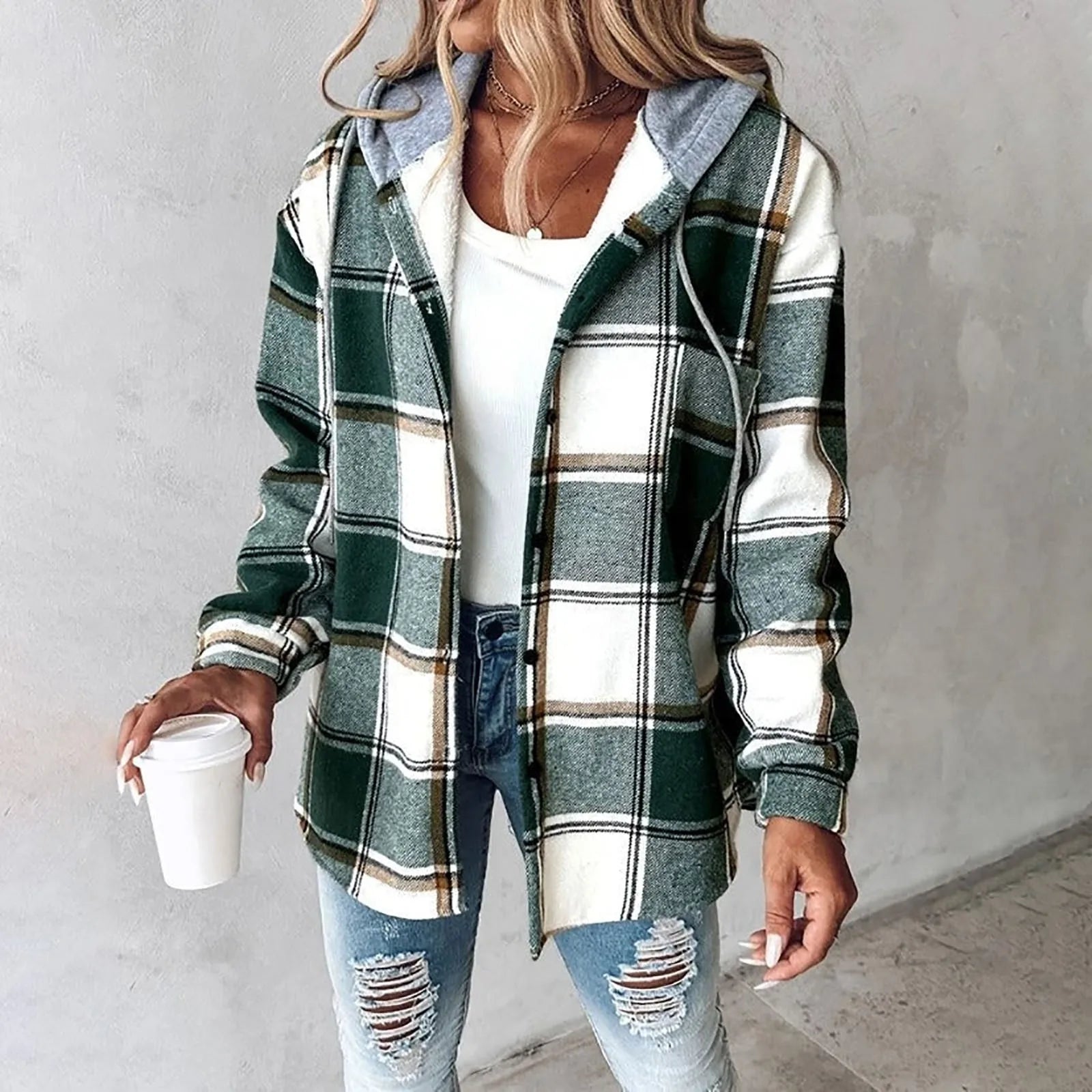 Veste élégante et confortable pour femme Manteau chaud automne hiver